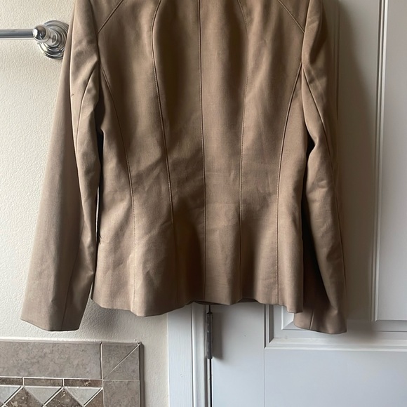 ANTONIO MELANI Tan Blazer Suit Jacket with Tailored Fit - Picture 10 of 12